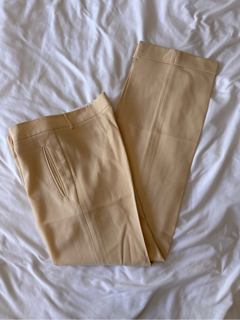Catherine Malandrino Light Yellow Pants